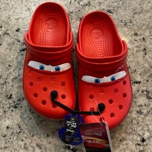Brand new Lightning McQueen Crocs